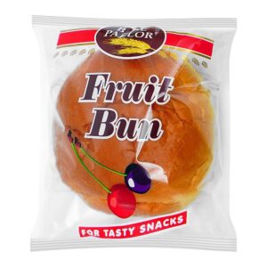 Bake Parlor Large Fruit Bun – 1 Pack (Soft & Sweet with Real Fruit Bits)