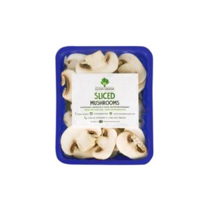 Clean Greens White Mushrooms (Sliced) 250g